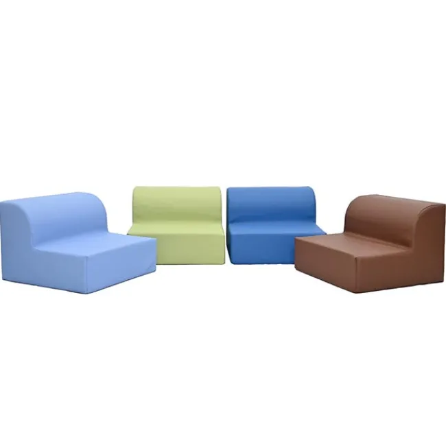 Childrens Factory Kid Loungers - Set of 4^ Floor Seating|Bean Bag Chairs