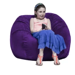 Jaxx Kids 3' Round Bean Bag Chair^Kids Floor Seating|Bean Bag Chairs