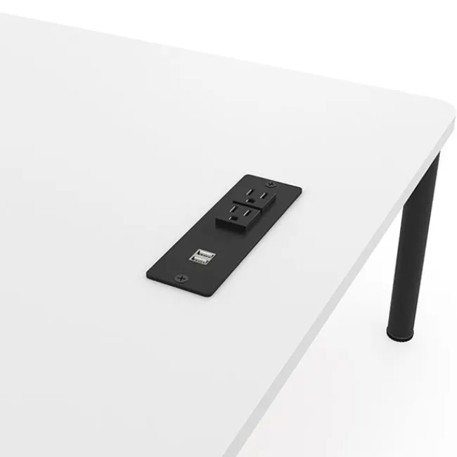 N9NE Konnect Laminate Table w/Power^ Waiting & Reception