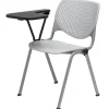 KFI Seating Kool Series Plastic Stack Chair with Tablet by KFI^ Plastic Stacking Chairs|Tablet Arm