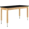 Diversified Spaces Laminate Top, Adjustable Wooden Leg Science Table (24'' D X 60'' W)^ Science|Science Tables
