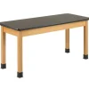 Diversified Spaces Laminate Top, Hardwood Science Table (24'' D X 72'' W)^ Science|Science Tables