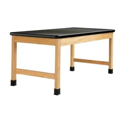 Diversified Spaces Laminate Top, Hardwood Science Table (42'' D X 54'' W)^ Science|Science Tables