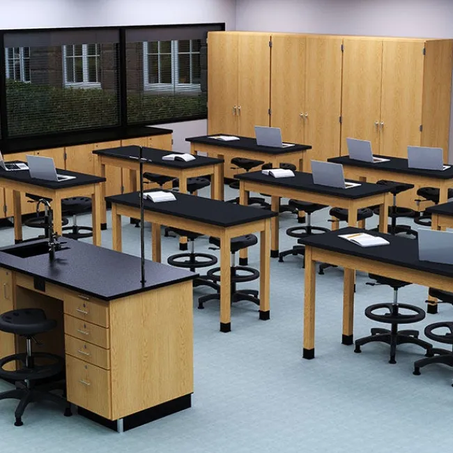 Diversified Spaces Laminate Top, Hardwood Science Table (21'' D X 54'' W)^ Science|Science Tables