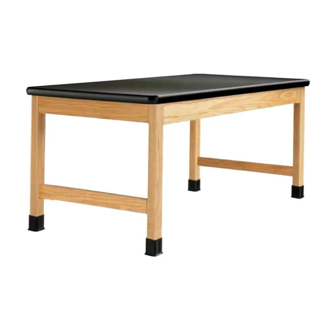 Diversified Spaces Laminate Top, Hardwood Science Table (42'' D X 48'' W)^ Science|Science Tables