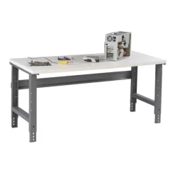 Tennsco Laminate Top Workbenches with Adjustable Legs^ Makerspace & Shop|Art Tables