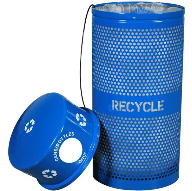 Ex-Cell Kaiser Landscape Series Outdoor Recycling Receptacle^ Trash & Recycling Bins