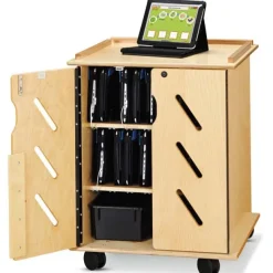 Jonti-Craft Laptop and Tablet Storage Cart^ Charging Stations