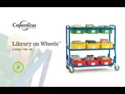 Copernicus Library on Wheels Storage Cart^ Tote & Bin Storage