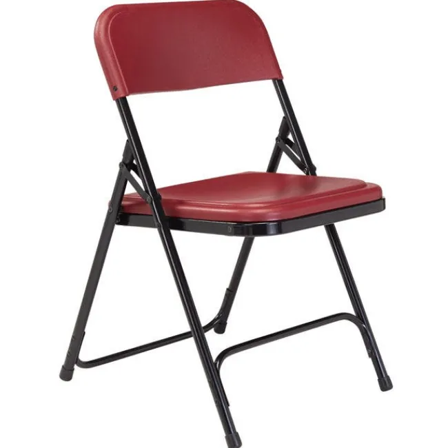 National Public Seating Lightweight Folding Chair 800 Series (4 Pack)^ Folding Chairs