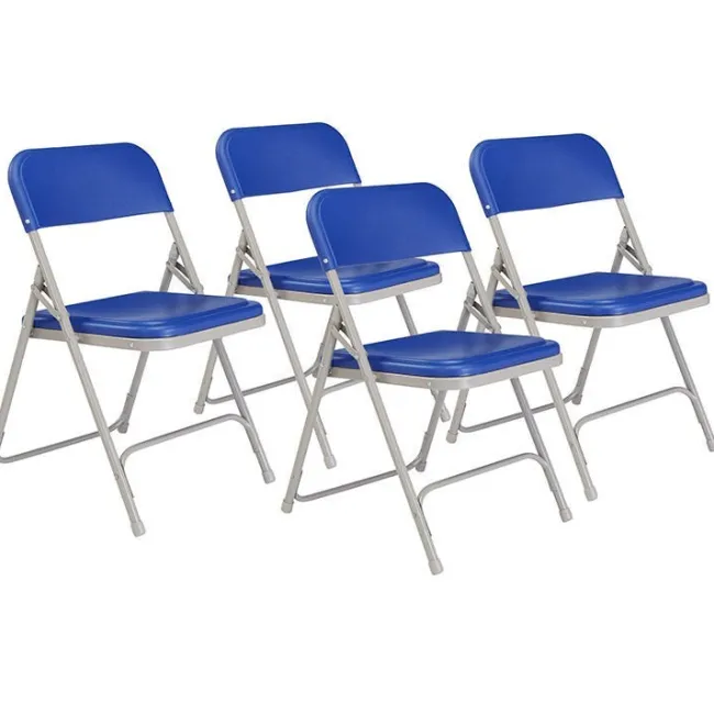 National Public Seating Lightweight Folding Chair 800 Series (4 Pack)^ Folding Chairs