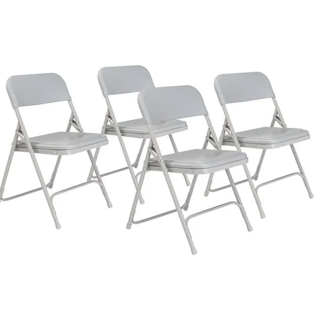 National Public Seating Lightweight Folding Chair 800 Series (4 Pack)^ Folding Chairs