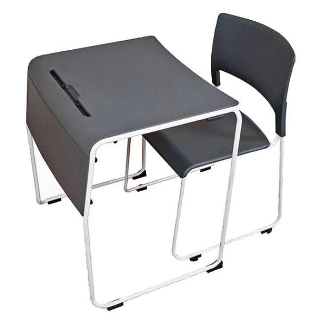 Luxor Lightweight Stackable Student Desk and Chair Package^ Desk & Chair Packages|Classroom Desks & Chairs