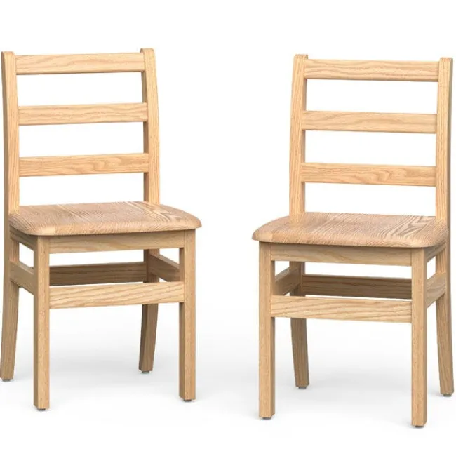 Foundations Little Scholars Kids Wooden Chair (Set of 2)^Kids Wooden Chairs|Kids Chairs