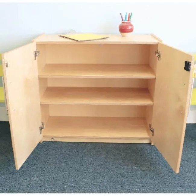 Whitney Plus Locking Storage Cabinet^ Counter-Height Storage