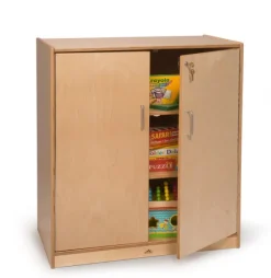 Whitney Brothers Locking Storage Cabinet^ Counter-Height Storage