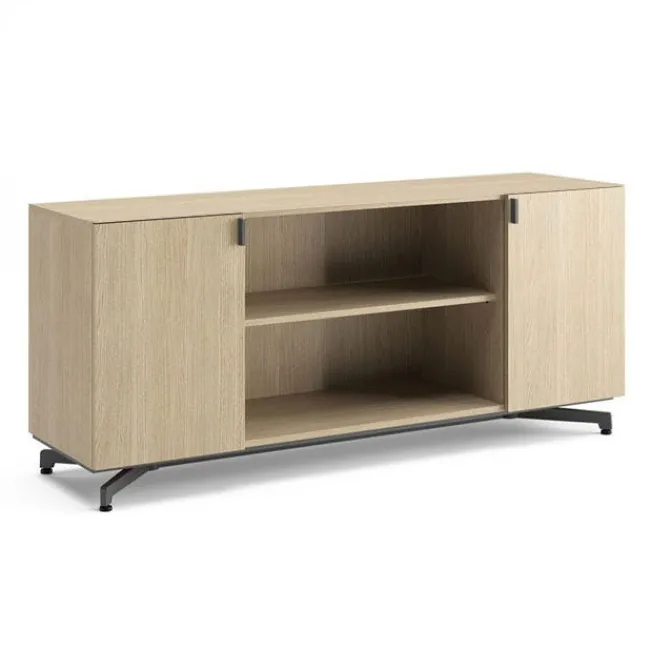 Community Lok Storage Credenza w/ Open Display^ Credenzas & Hutches