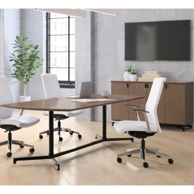 Community Lok Storage Credenza w/ Open Display^ Credenzas & Hutches