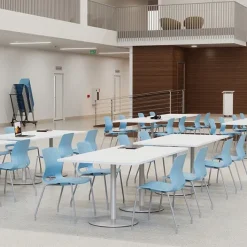 KFI Seating Lola Series Plastic Stack Chairs^ Restaurant & Cafe|Cafe Chairs