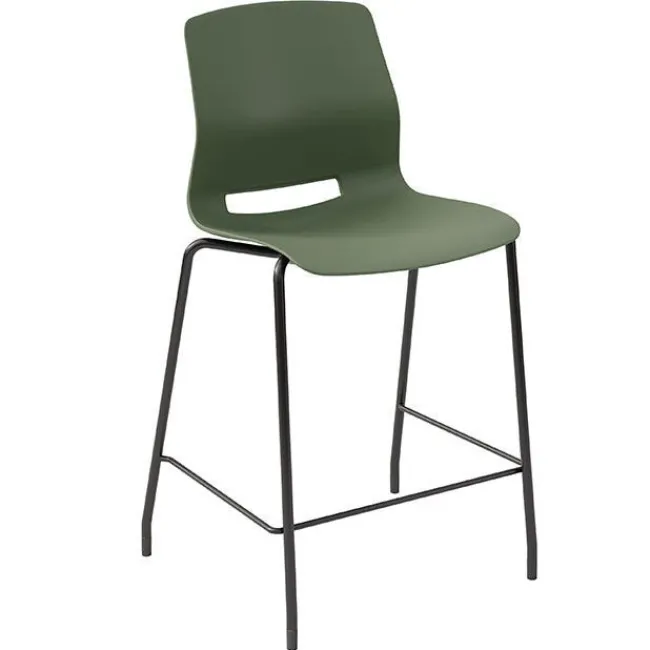 KFI Seating Lola Series Plastic Stack Stools^ Cafe Stools|Plastic Stacking Chairs