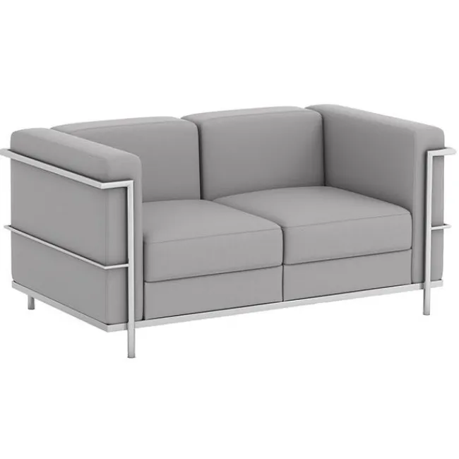 OfficeSource Madison Collection Loveseat^ Reception & Waiting Room