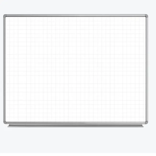 Luxor Magnetic Ghost Grid Whiteboard (48'' x 36'')^ Graphic Boards
