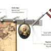 Best-Rite 1'' Map Hook Clip^ Display Rails
