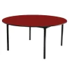 National Public Seating Max Seating Round Premium Plywood with Edge Band Folding Tables by NPS^ Folding