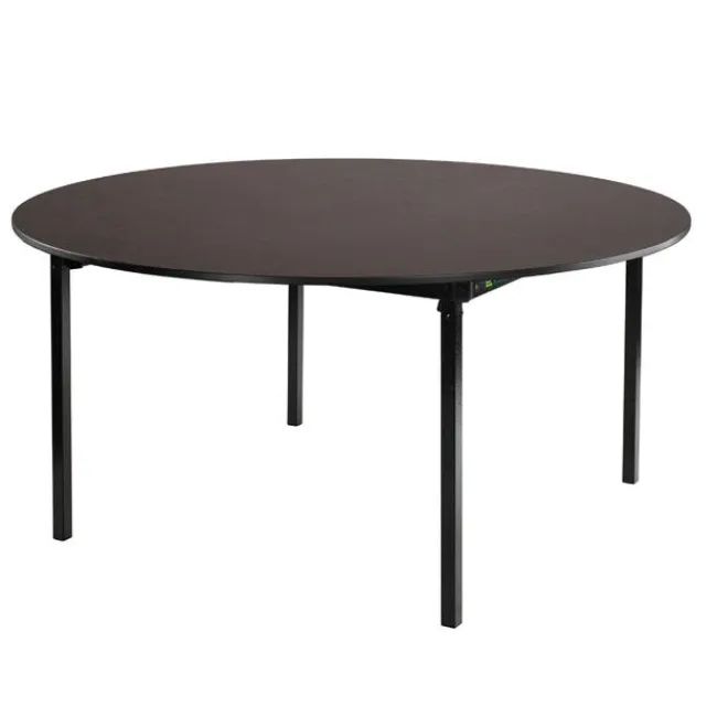 National Public Seating Max Seating Round Premium Plywood with Protect Edge Folding Tables by NPS^ Folding