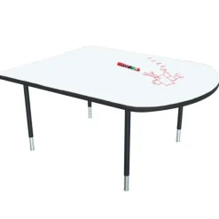 Mooreco MediaSpace Small Multimedia Table with Dry Erase Top^ Dry Erase|Multimedia