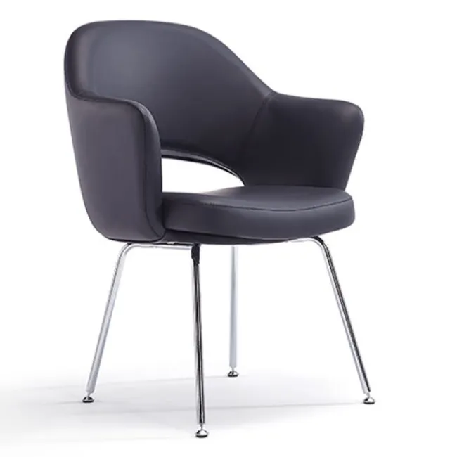 Woodstock Marketing Melanie Guest Chair w/ Arms - Vinyl^ Reception & Waiting Room