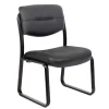 OfficeSource Merit Collection Armless Guest Chair w/ Sled Base^ Reception & Waiting Room