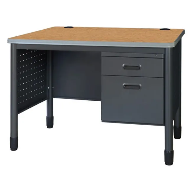 Regency Office Products Mesa Series Steel Single Pedestal Teacher Desks^ Teacher Desks