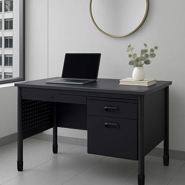 Regency Office Products Mesa Series Steel Single Pedestal Teacher Desks^ Teacher Desks