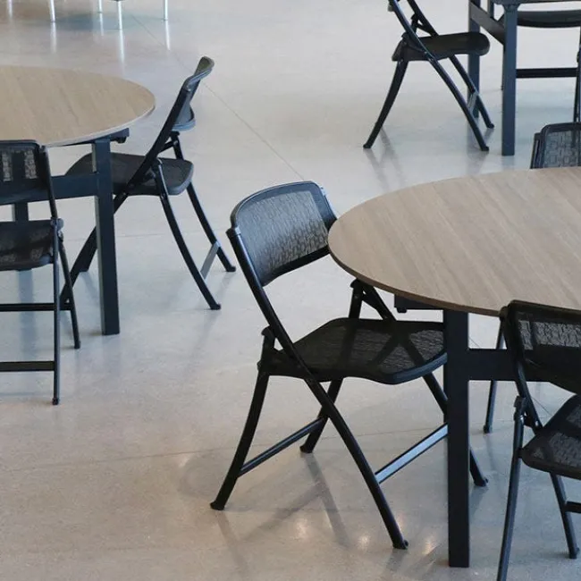 MityLite Mesh-One Folding Chair^ Folding Chairs