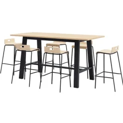 KFI Seating Midtown Table and Jive Bar Height Stool Packages^ Cafe Table & Chair Sets|Conference Table & Chair Packages
