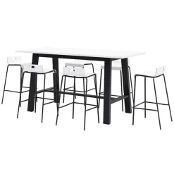 KFI Seating Midtown Table and Jive Bar Height Stool Packages^ Cafe Table & Chair Sets|Conference Table & Chair Packages