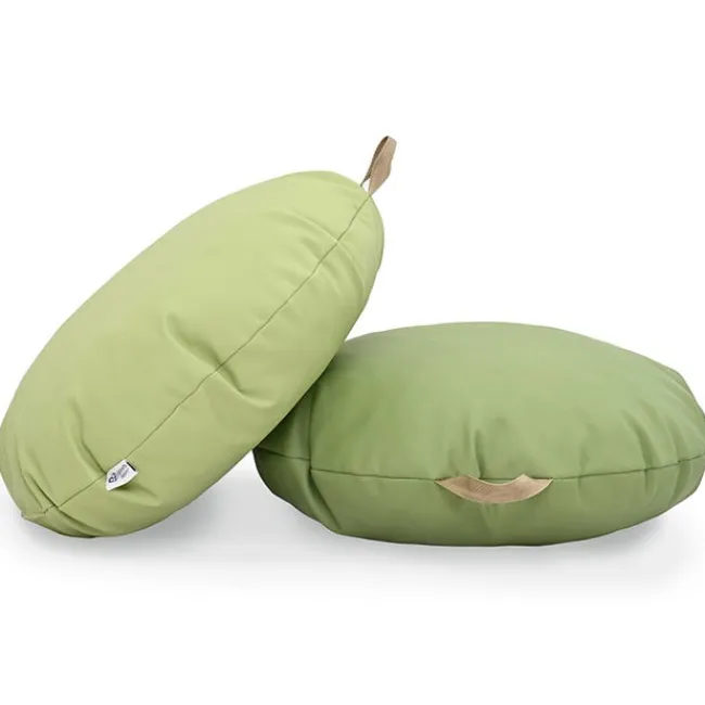 Childrens Factory Mini Round Pouf with Handle - Set of 2^ Floor Seating|Bean Bag Chairs