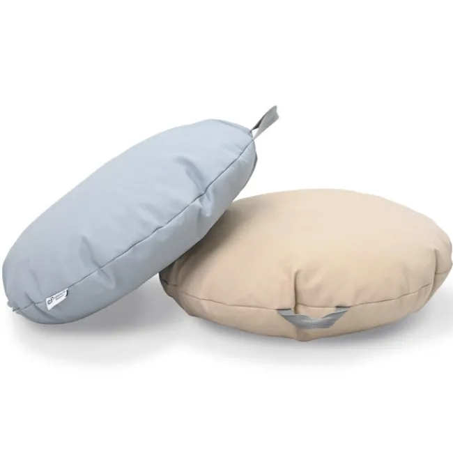 Childrens Factory Mini Round Pouf with Handle - Set of 2^ Floor Seating|Bean Bag Chairs
