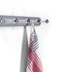 Magnuson Mirac Hook Rail w/ 5 Chromed Brass Hooks^ Coat Racks