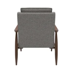 OfficeSource Mira Wood Arm Upholstered Lounge Chair^ Reception & Waiting Room