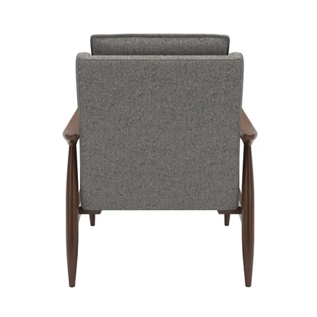 OfficeSource Mira Wood Arm Upholstered Lounge Chair^ Reception & Waiting Room