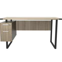 Safco Products Mirella SOHO Desk with Built-In Pedestal^ Jr Executive Desks