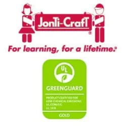 Jonti-Craft Mobile Backpack Cart with Cubbie Trays^ Coat Racks