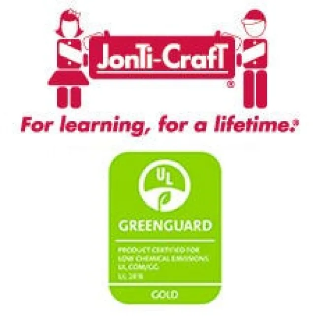Jonti-Craft Mobile Backpack Cart with Cubbie Trays^ Coat Racks