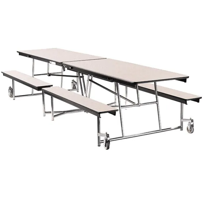 National Public Seating Mobile Bench Cafeteria Tables^ Cafeteria|Cafeteria Tables