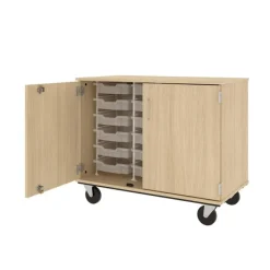 Stevens Industries Mobile 18 Bin Storage Unit^ Mobile Cabinets