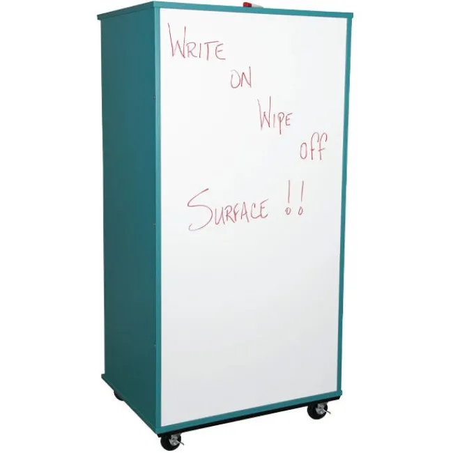 TotMate Mobile Bookcase with Dry Erase Back (30" W x 23" D x 60" H)^ Bookcases
