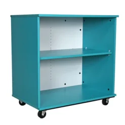 TotMate Mobile Bookcase with Dry Erase Back (36" W x 23" D x 36" H)^ Bookcases