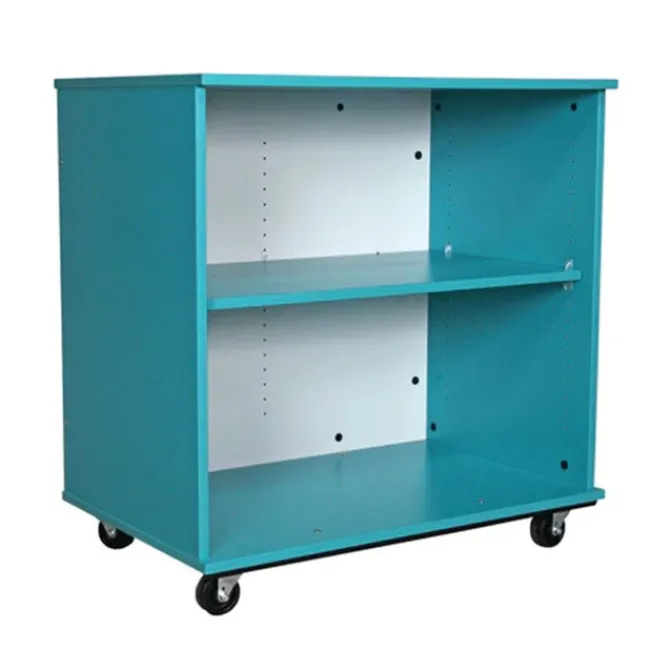 TotMate Mobile Bookcase with Dry Erase Back (36" W x 23" D x 36" H)^ Bookcases